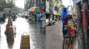 টানা বৃষ্টিতে ভোগান্তিতে ঢাকাবাসী